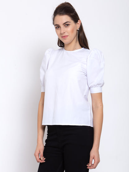 Style Quotient Women White Regular Top