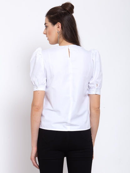 Style Quotient Women White Regular Top