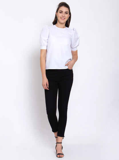 Style Quotient Women White Regular Top