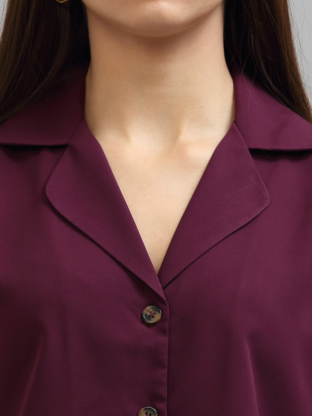 Style Quotient Women Purple Formal Shirt