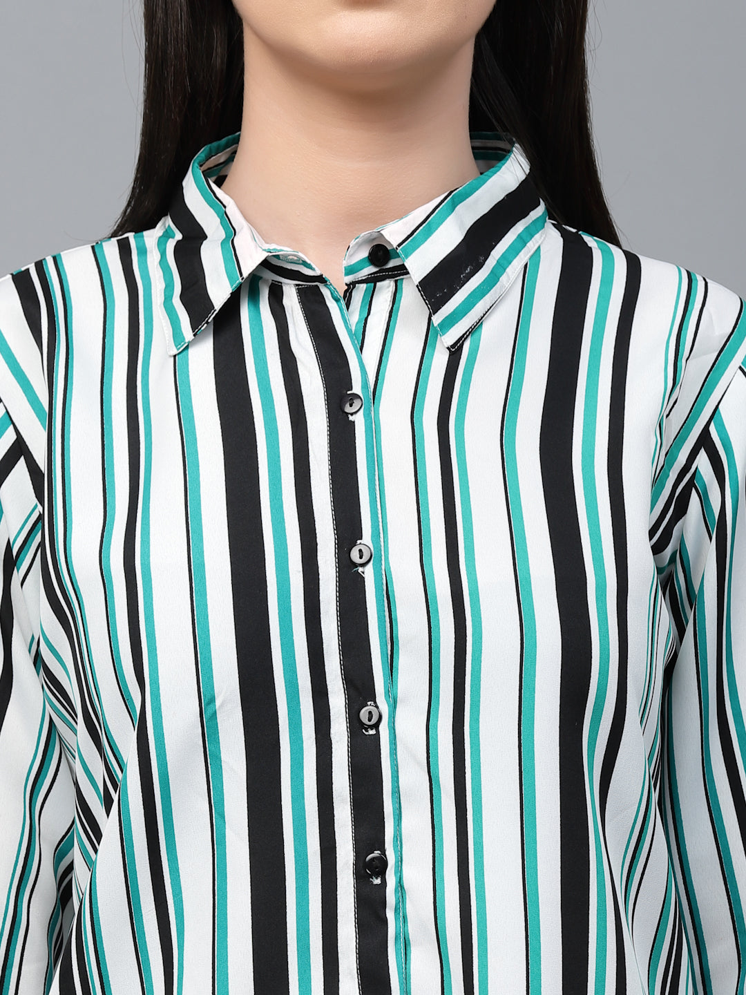 Buy Style Quotient Women White Cotton Blend Casual Oversized Shirt